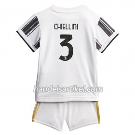 Juventus Turin Giorgio Chiellini 3 Kinder Heim Trikotsatz 2020/21 Kurzarm (+ Kurze Hosen)